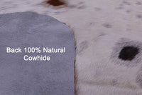 Thumbnail for Salt & Pepper Natural Cowhide Rug - XLarge 7'4