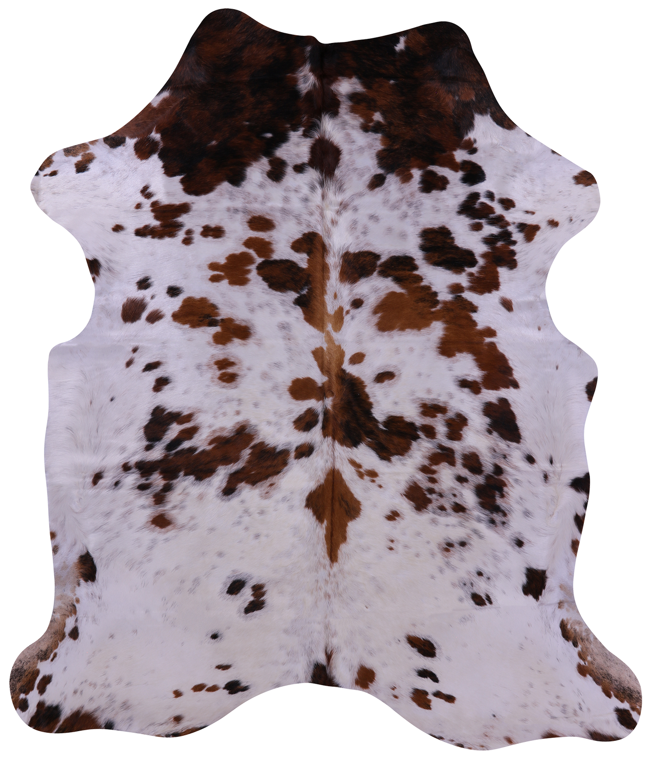 Salt & Pepper Natural Cowhide Rug - XLarge 7'4"H x 6'3"W