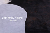 Thumbnail for Tricolor Natural Cowhide Rug - XX-Large 7'11