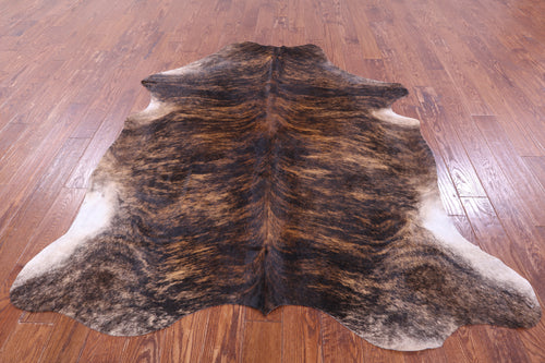 Brindle Natural Cowhide Rug - Large 6'10