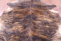 Thumbnail for Brindle Natural Cowhide Rug - Large 6'10