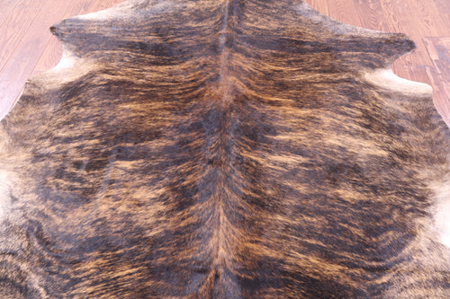 Brindle Natural Cowhide Rug - Large 6'10