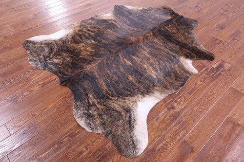 Brindle Natural Cowhide Rug - Large 6'10