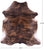 Brindle Natural Cowhide Rug - Large 6'10"H x 6'2"W