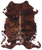 Brindle Natural Cowhide Rug - X-Large 7'4"H x 5'11"W