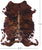 Brindle Natural Cowhide Rug - X-Large 7'4"H x 5'11"W