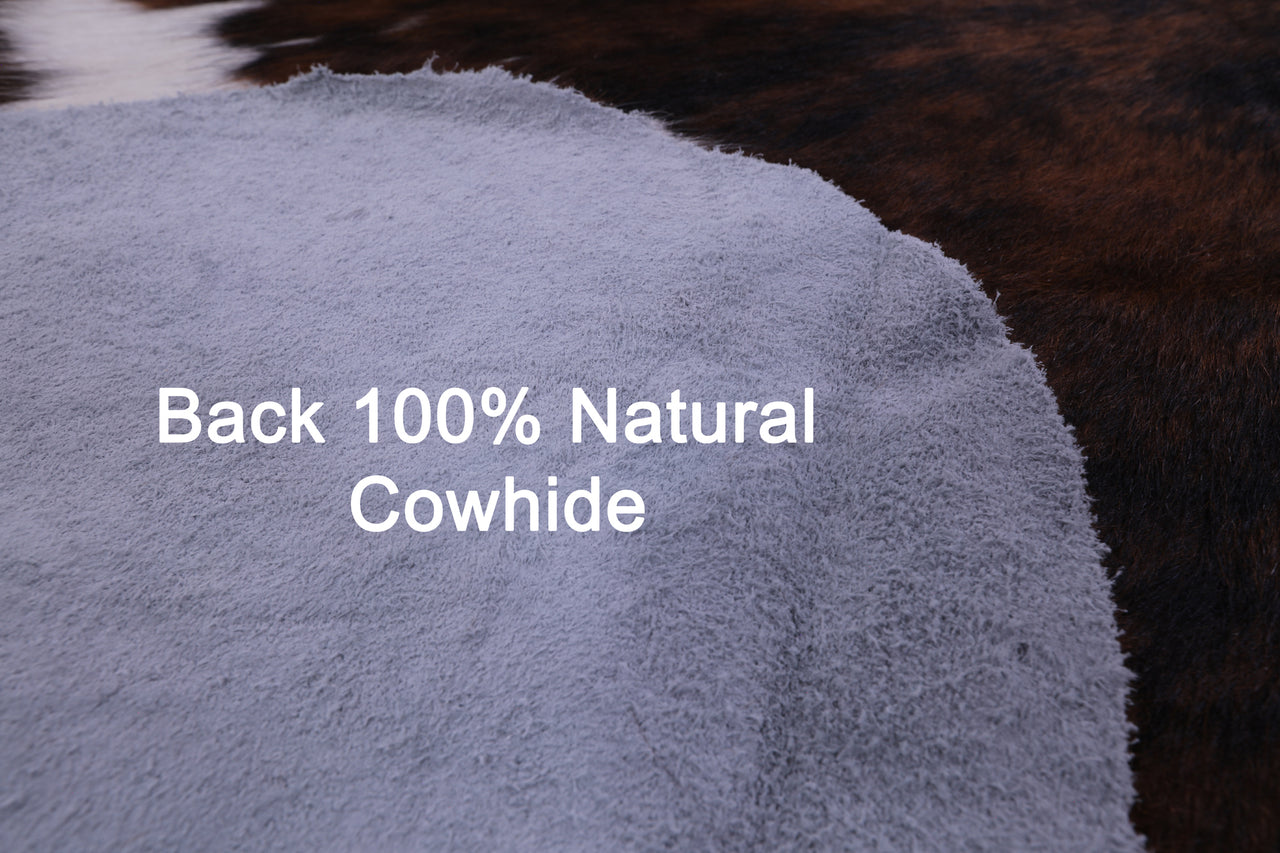 Brindle Natural Cowhide Rug - X-Large 7'4"H x 5'11"W