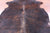 Dark Brindle Natural Cowhide Rug - Medium 6'2"H x 5'8"W