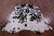 Salt & Pepper Natural Cowhide Rug - XLarge 7'0"H x 6'0"W