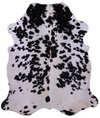 Thumbnail for Salt & Pepper Natural Cowhide Rug - XLarge 7'0