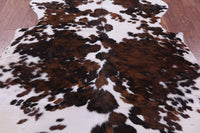 Thumbnail for Tricolor Natural Cowhide Rug - XLarge 7'0