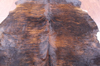 Thumbnail for Brindle Natural Cowhide Rug - Large 6'4