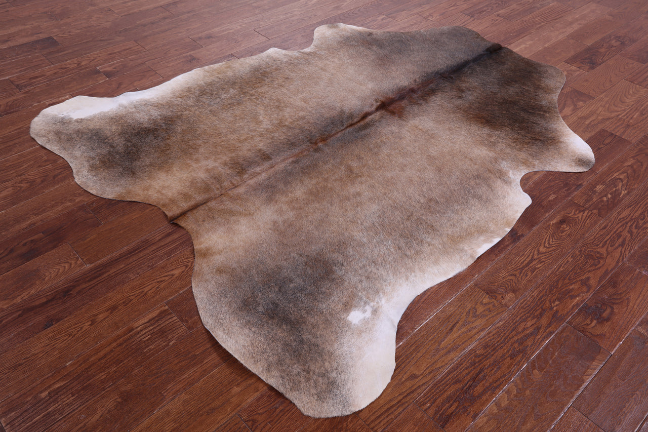 Brown Natural Cowhide Rug - Large 6'7"H x 5'6"W