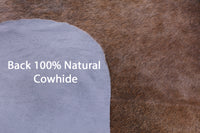 Thumbnail for Brown Natural Cowhide Rug - Large 6'7