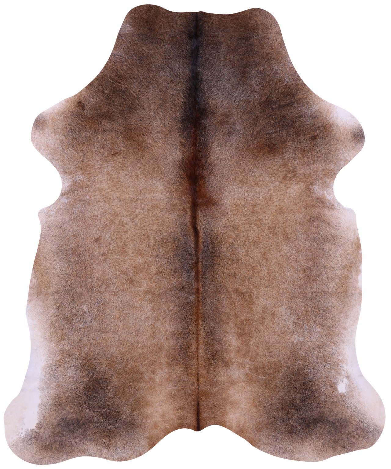 Brown Natural Cowhide Rug - Large 6'7"H x 5'6"W