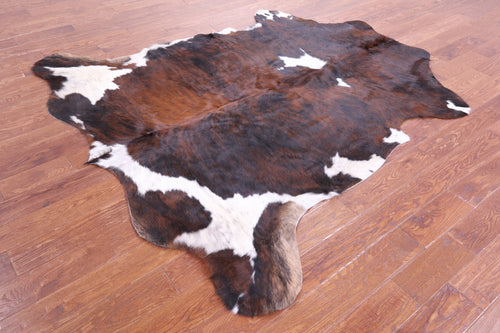 Tricolor Natural Cowhide Rug - X-Large 7'3