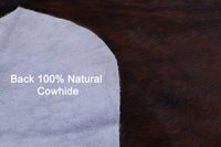 Thumbnail for Tricolor Natural Cowhide Rug - XLarge 7'3