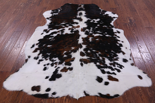 Tricolor Natural Cowhide Rug - Large 6'9
