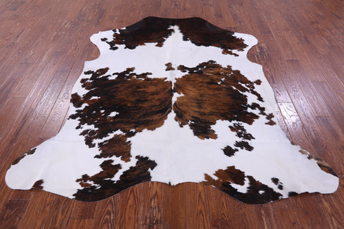 Tricolor Natural Cowhide Rug - X-Large 7'6