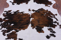 Thumbnail for Tricolor Natural Cowhide Rug - XLarge 7'6