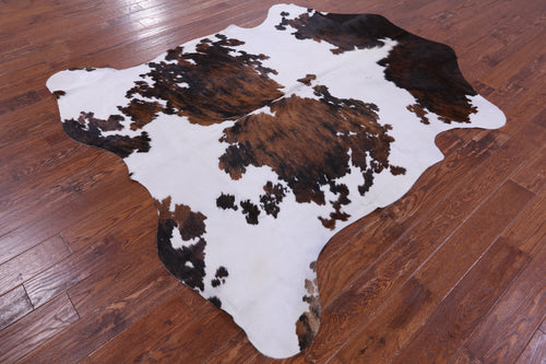 Tricolor Natural Cowhide Rug - X-Large 7'6