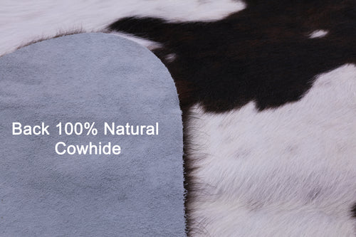 Tricolor Natural Cowhide Rug - X-Large 7'4