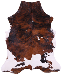 Thumbnail for Tricolor Natural Cowhide Rug - XLarge 7'7