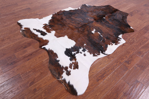 Tricolor Natural Cowhide Rug - X-Large 7'7