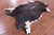 Dark Brindle Natural Cowhide Rug - Large 6'6"H x 5'7"W