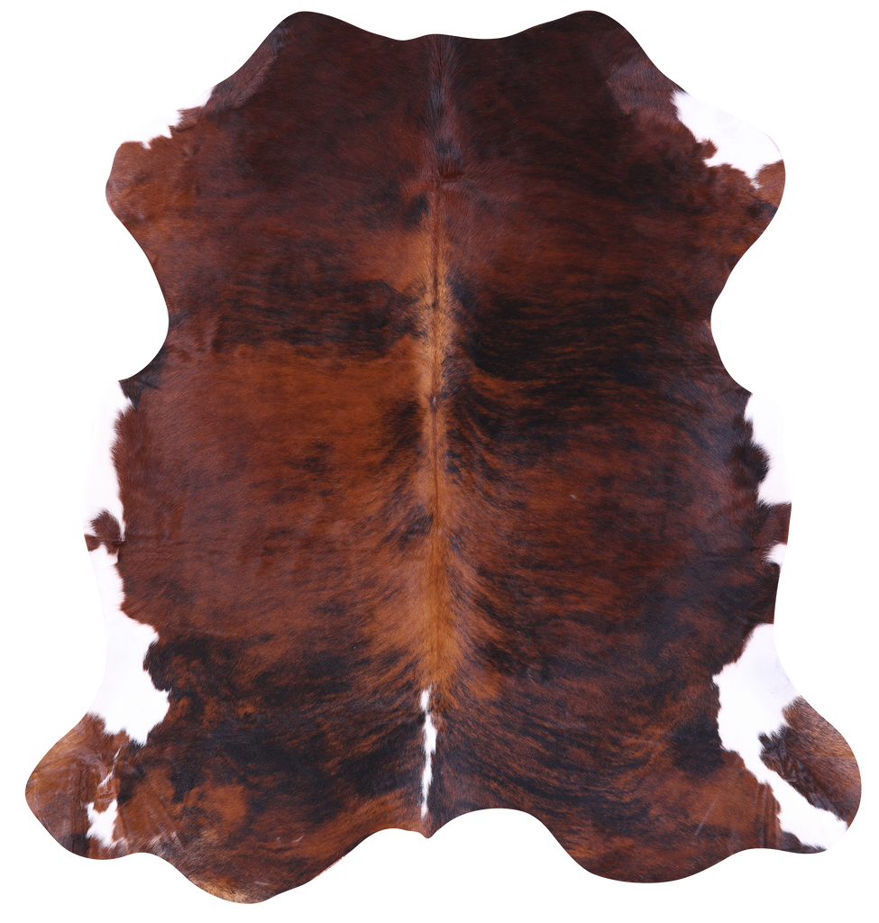 Brindle Natural Cowhide Rug - Large 6'9"H x 6'3"W