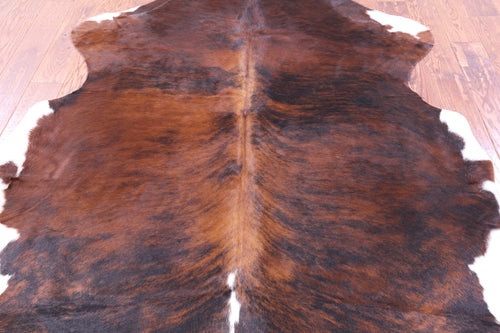 Brindle Natural Cowhide Rug - Large 6'9