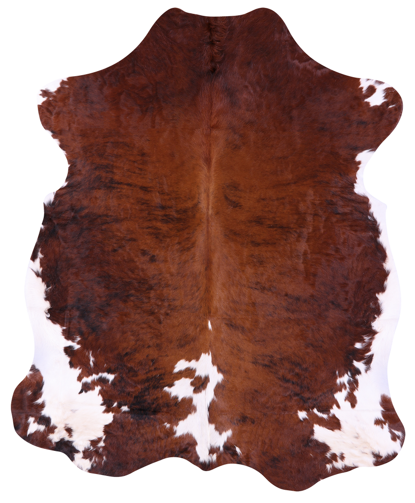 Brindle Natural Cowhide Rug - X-Large 7'0"H x 5'9"W