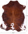 Brindle Natural Cowhide Rug - X-Large 7'0"H x 5'9"W