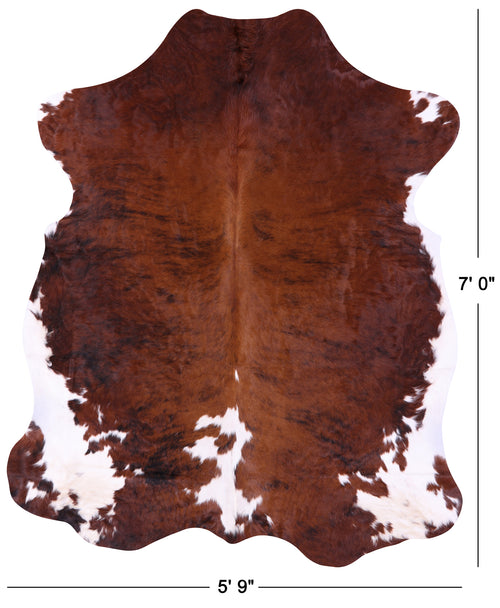 Brindle Natural Cowhide Rug - X-Large 7'0