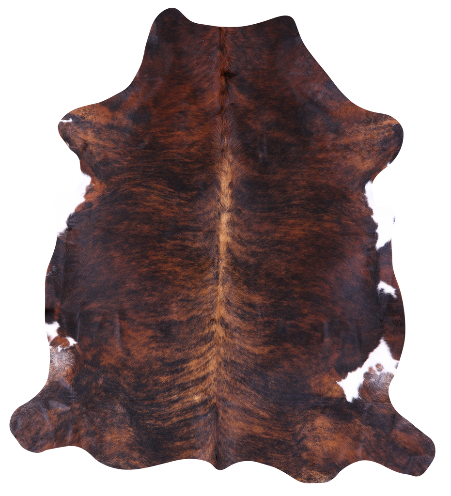 Brindle Natural Cowhide Rug - X-Large 7'4"H x 6'8"W