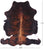 Brindle Natural Cowhide Rug - X-Large 7'3"H x 6'6"W