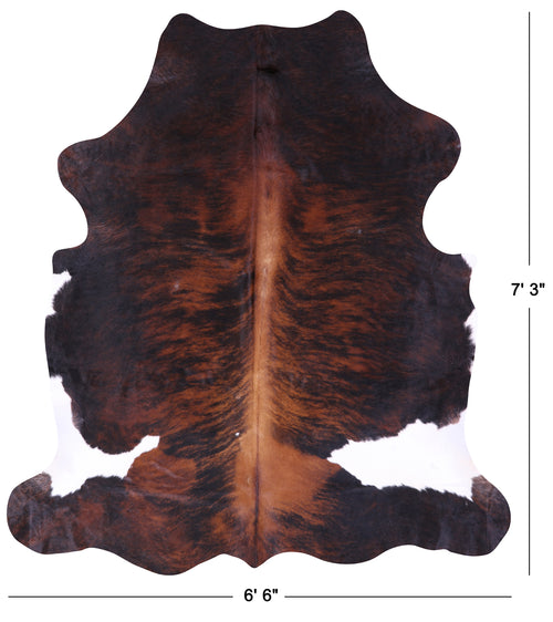 Brindle Natural Cowhide Rug - X-Large 7'3