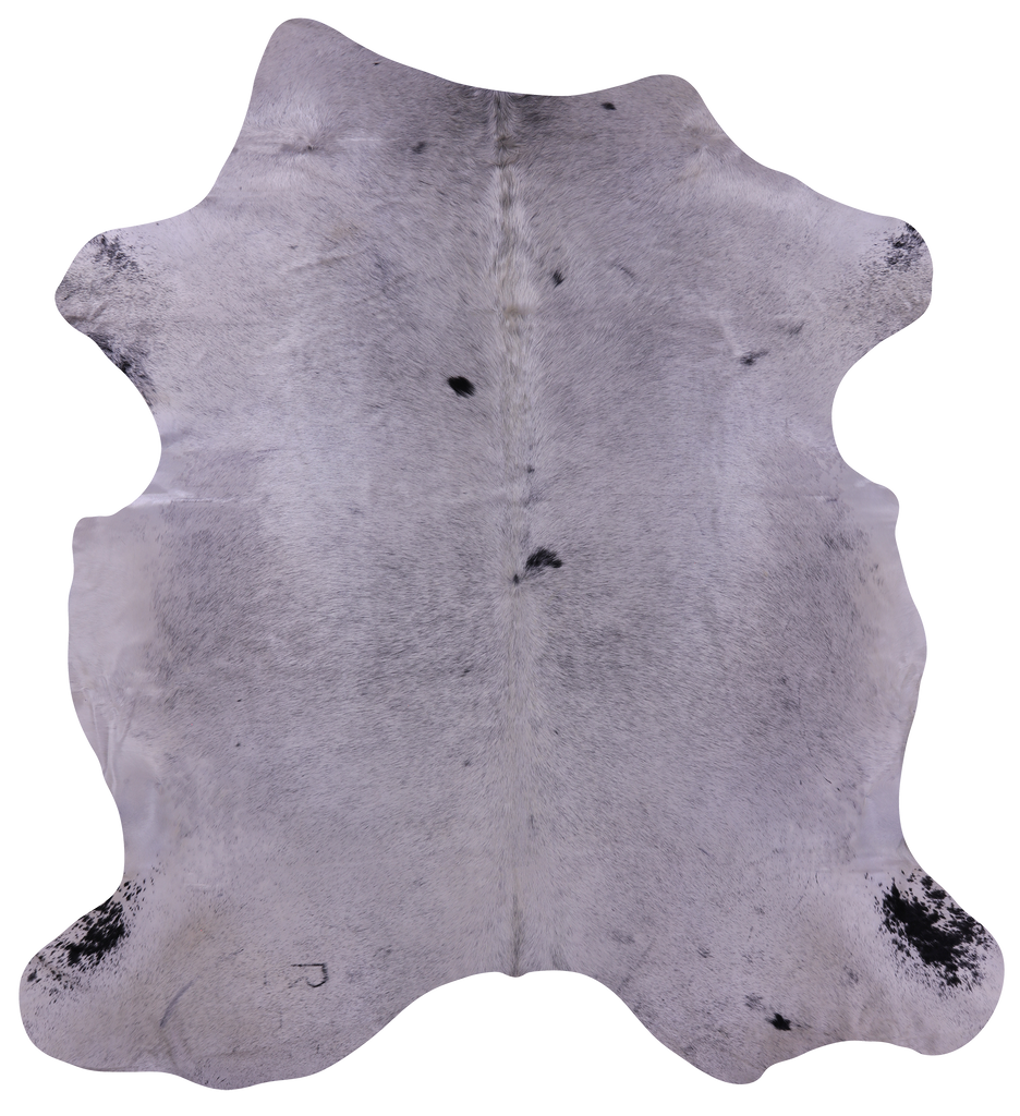 Grey Natural Cowhide Rug - XX-Large 7'10"H x 7'2"W