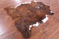 Thumbnail for Brindle Natural Cowhide Rug - Small 5'6