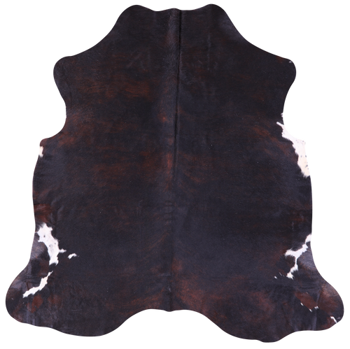 Dark Brown Natural Cowhide Rug - Small 5'6