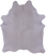 White Natural Cowhide Rug - X-Large 8'0"H x 7'6"W