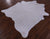 White Natural Cowhide Rug - X-Large 8'0"H x 7'6"W