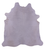 White Natural Cowhide Rug - X-Large 8'0"H x 7'6"W