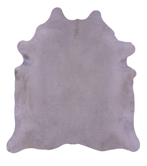 White Natural Cowhide Rug - X-Large 7'9