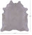 White Natural Cowhide Rug - X-Large 7'9"H x 6'11"W