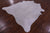 White Natural Cowhide Rug - XLarge 7'9"H x 6'11"W