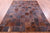 Brindle Brown Patchwork Natural Cowhide Rug - 6' 6" x 8' 5"