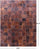Brindle Brown Patchwork Natural Cowhide Rug - 6' 6" x 8' 5"