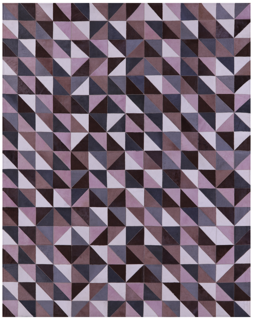 Patchwork Natural Cowhide Rug - 6' 7" x 8' 2"