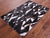 Brown & White Patchwork Natural Cowhide Rug - 3' 3" x 5' 0"